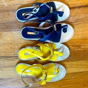 Designer sandals (bundle of two)